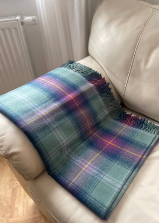 Wolldecke Lammwolle Tartan Hame Schottenkaro