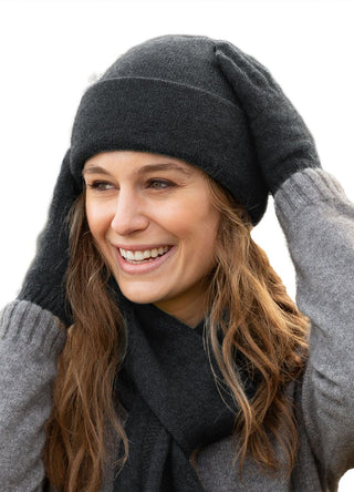 Beanie Mütze Merino Possum unisex
