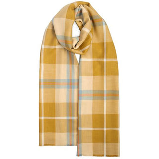 Der feine Merino im Karo Cornish Gold