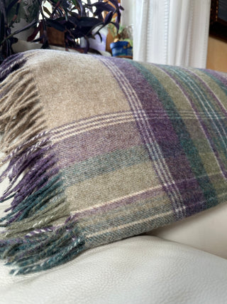 Wolldecke Tartan Kintyre Heather