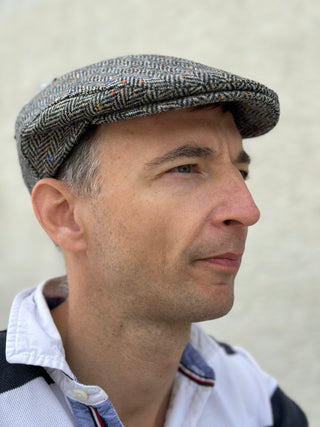 Trinity Cap Irische Wollkappe Donegal Tweed