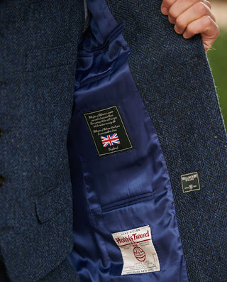 Harris Tweed® Sakko blue herringbone