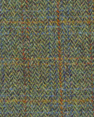 Harris Tweed® Sakko oliv blue overcheck