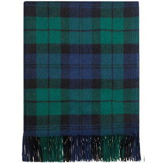 Wolldecke Lammwolle Tartan Black Watch Modern Schottenkaro
